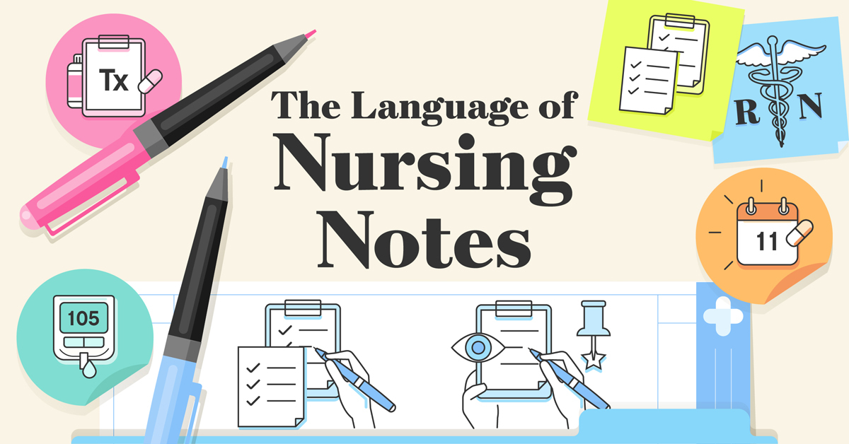 Noted meaning. Notes on Nursing. Notre language.
